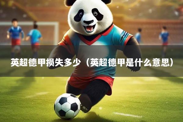 英超德甲损失多少(英超德甲是什么意思)